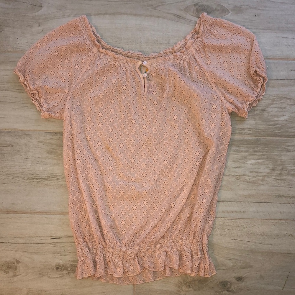 Jonny Was Eyelet Top
